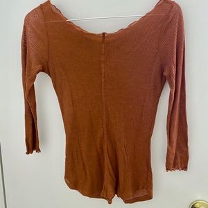 Orangish red top